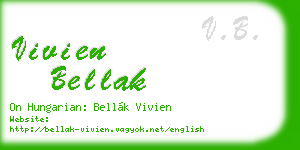 vivien bellak business card