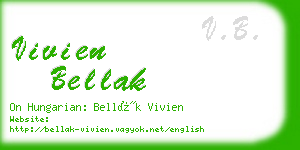 vivien bellak business card